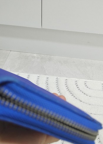 Calvin Klein Mavi Fermuarlı Kadın Cüzdanı - Görsel 3