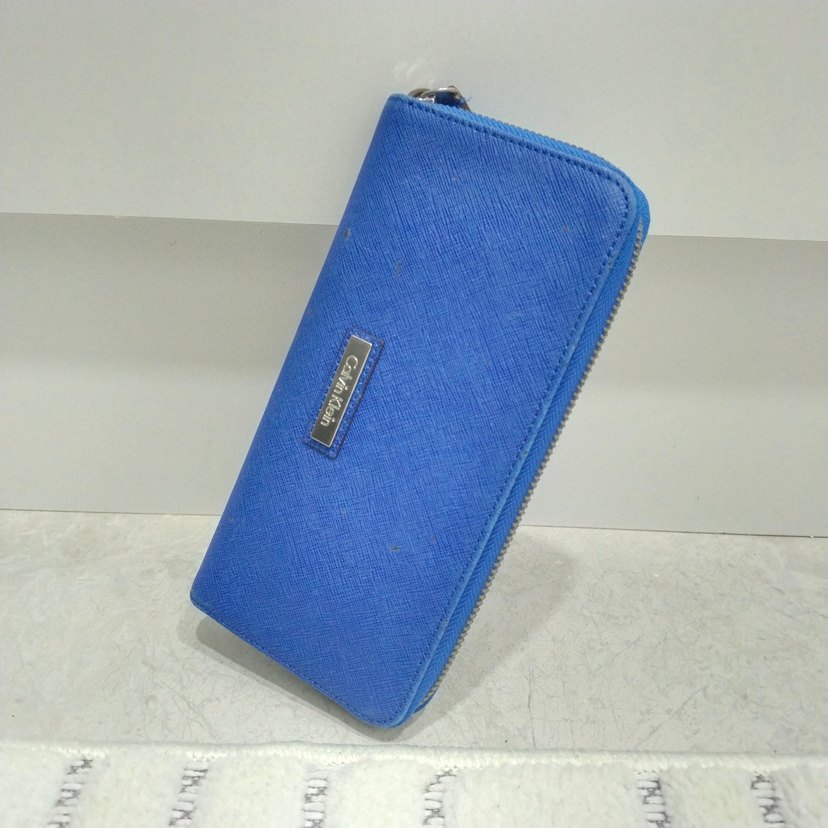 Calvin Klein Mavi Fermuarlı Kadın Cüzdanı - Görsel 5