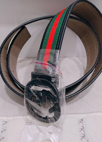 Gucci Koyu Renkli Deri Tokalı Kadın Kemer - Görsel 3