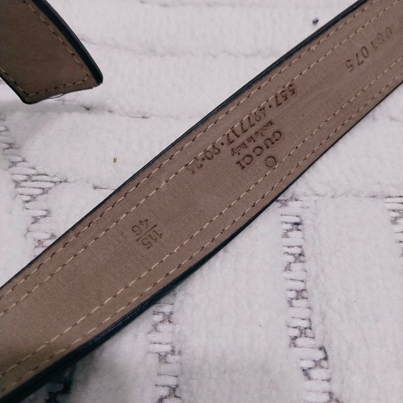 Gucci Koyu Renkli Deri Tokalı Kadın Kemer - Görsel 5