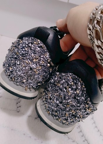 guess Yılan Desenli Kadın Dolgu Topuklu Spor Ayakkabı - Görsel 2