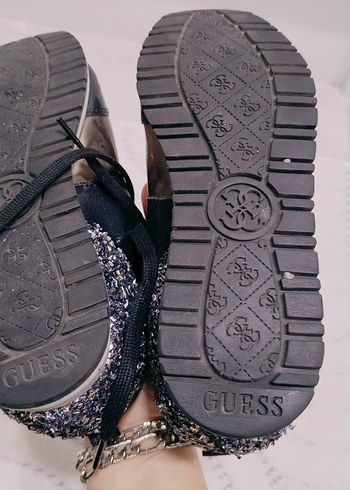 guess Yılan Desenli Kadın Dolgu Topuklu Spor Ayakkabı - Görsel 5