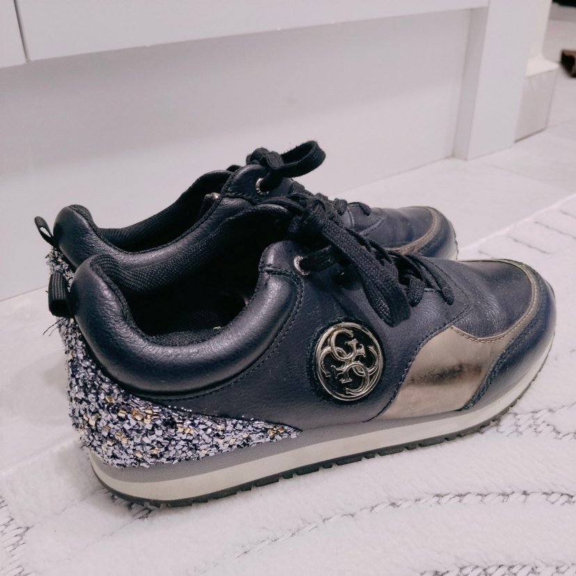 guess Yılan Desenli Kadın Dolgu Topuklu Spor Ayakkabı - Görsel 3