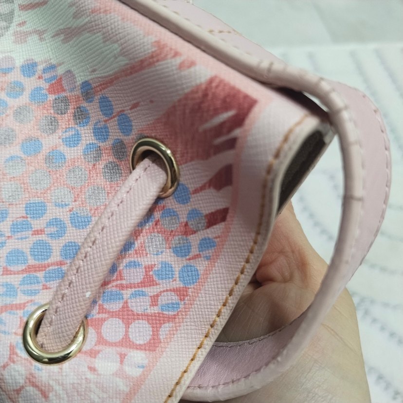 Beymen Pembe Yılan Desenli Çanta - Görsel 5