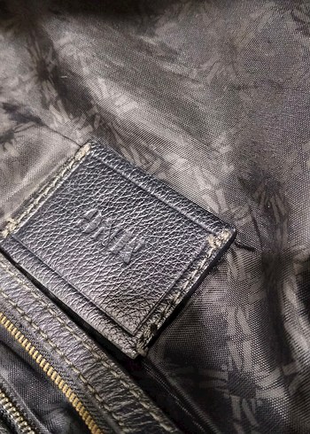 MANGO Kemer Detaylı Siyah Deri Kadın Çanta GERCEK DANA DERİ - Görsel 8