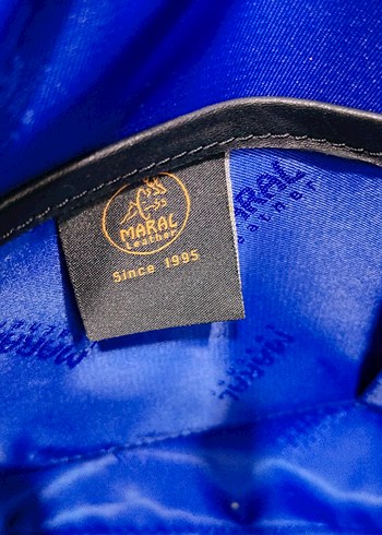 Klasik Siyah hakiki Deri Kadın Çanta İran markasi - Görsel 9