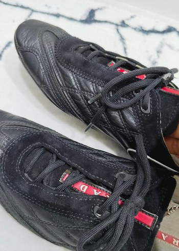 PRADA Siyah Bağcıklı Erkek Spor Ayakkabı - Görsel 6