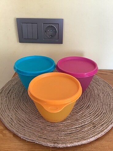 Tupperware Tupperware Renkli Buzdolabı Kabı