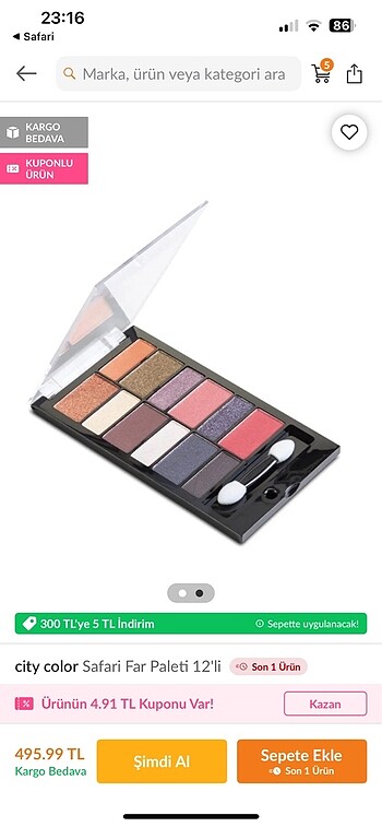 Bee Beauty Bee Beauty City Color Far Paleti