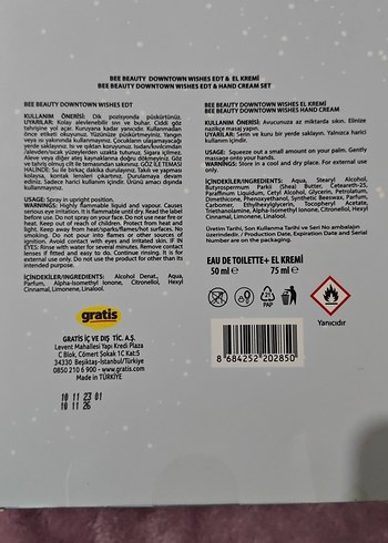 Bee Beauty Downtown Wishes Parfüm ve El Kremi Seti - Görsel 2