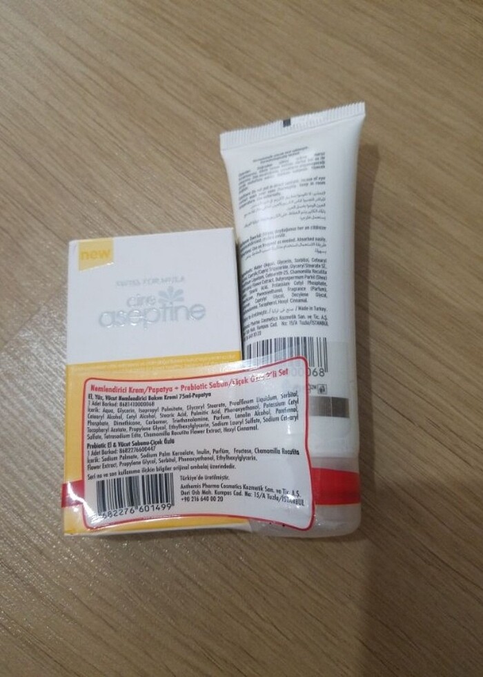 Cire aseptine el kremi ve el sabunu - Görsel 2