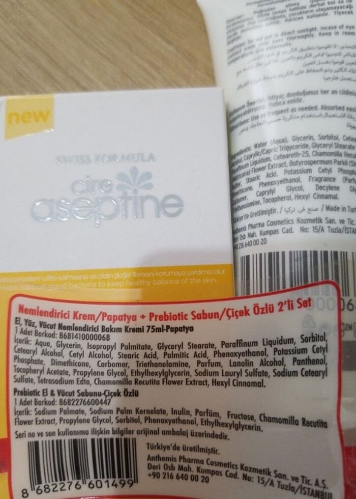 Cire aseptine el kremi ve el sabunu - Görsel 3