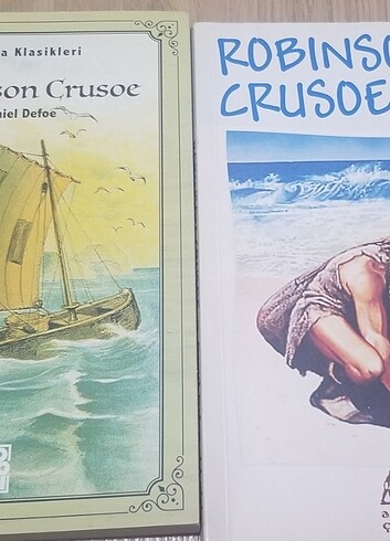 2 tane kitap Robinson Crusoe - Görsel 3