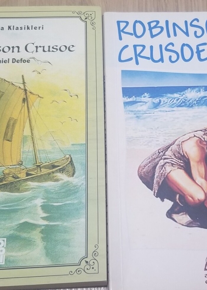 2 tane kitap Robinson Crusoe - Görsel 3