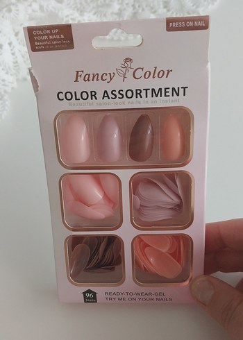 Pastel Bej Takma Tırnak Seti - Görsel 4