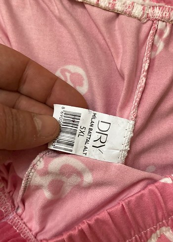 Renkli Baskılı Pembe Barbie Kız Pantolonu - Görsel 2