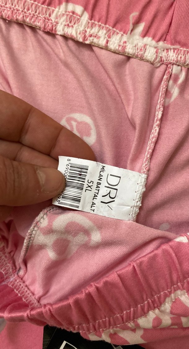 Renkli Baskılı Pembe Barbie Kız Pantolonu - Görsel 2