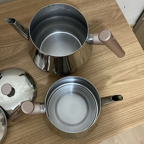 Beden beyaz Renk Çelik çaydanlık