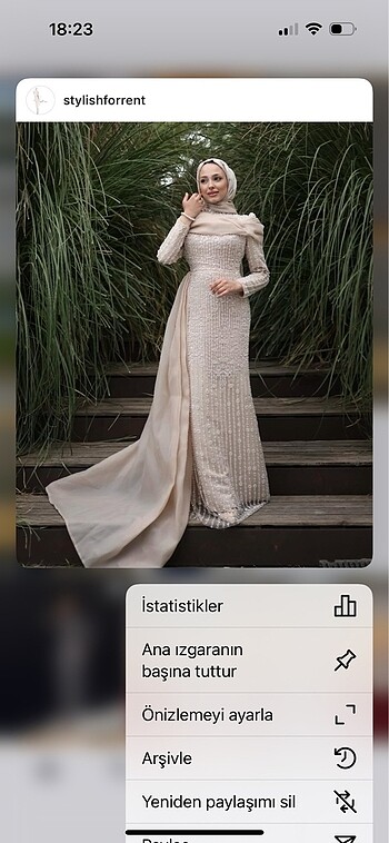Uzun elbise