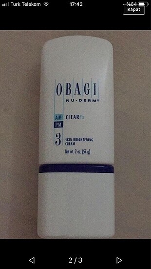 Obagi clear fx