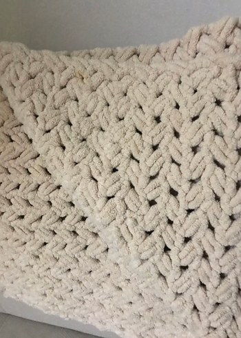 Bej Örgü Çocuk Battaniyesi - Görsel 3