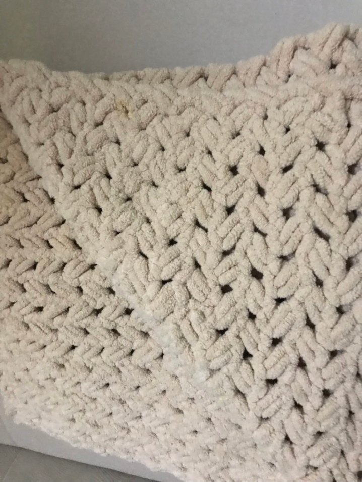 Bej Örgü Çocuk Battaniyesi - Görsel 3