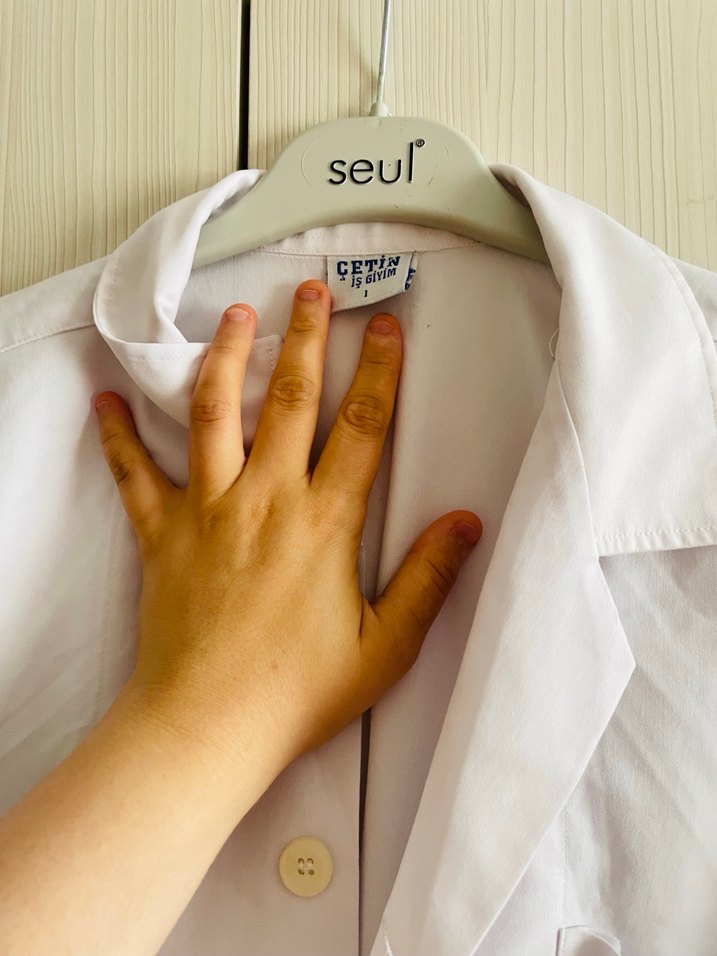 Hemşire ebe doktor diyetisyen önlüğü - Görsel 3