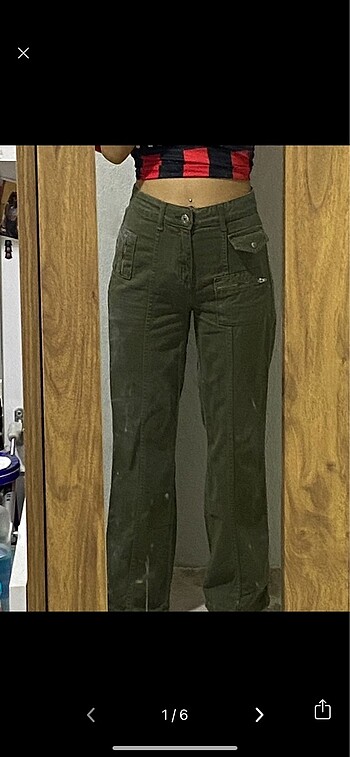 Trendyolmilla cep detaylı y. bel pantolon