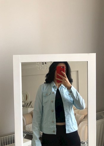 Defacto Düğmeli Denim Kadın Ceket