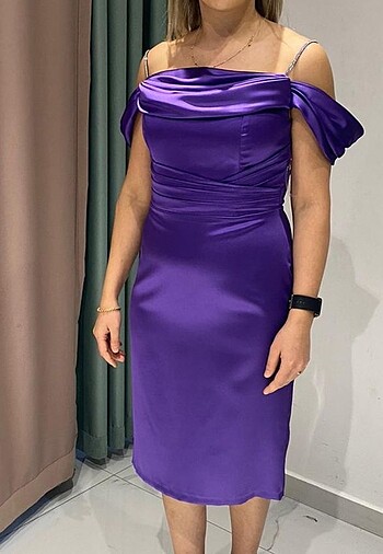 Vera moda mor elbise