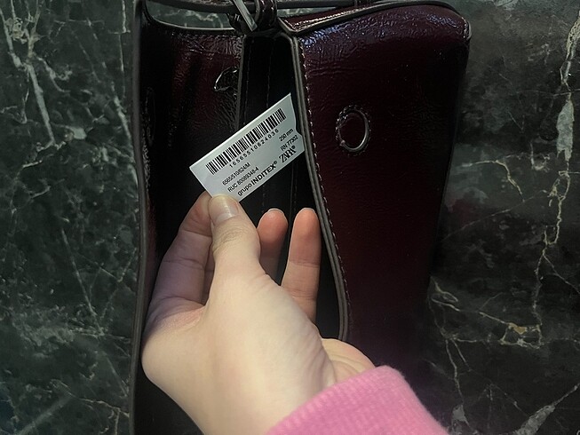 Beden Zara Bordo Çanta