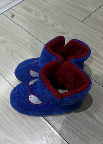 Mavi Erkek Çocuk Sıcak Terlik Velcro - Görsel 2