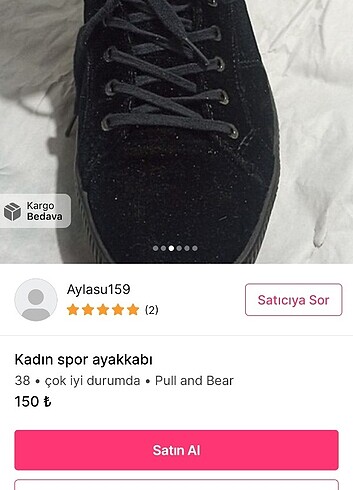 Spor ayakkabı marka çok az kullanılmış 