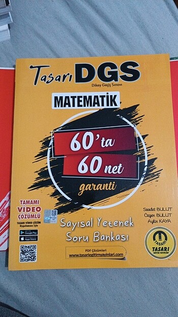 Tasarı yayınları DGS matematik 60 ta 60 garanti soru bankası 