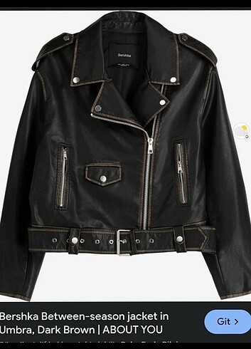 s Beden BERSHKA DERİ CEKET