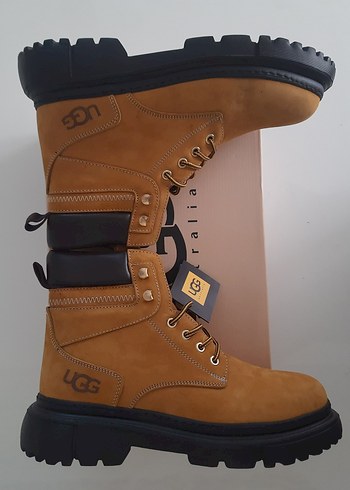 UGG Erkek Taba Süet Bağcıklı Street Style Bot - Görsel 3