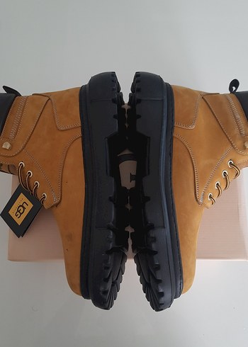 UGG Erkek Taba Süet Bağcıklı Street Style Bot - Görsel 5