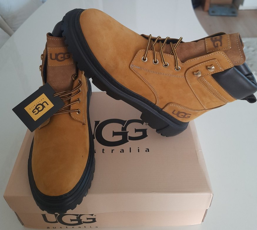 UGG Erkek Taba Süet Bağcıklı Street Style Bot - Görsel 2