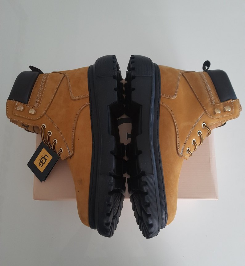 UGG Erkek Taba Süet Bağcıklı Street Style Bot - Görsel 5