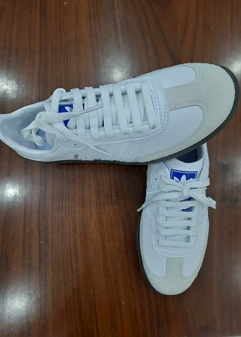 38 Beden Adidas Samba Beyaz Renk Ayakkabı