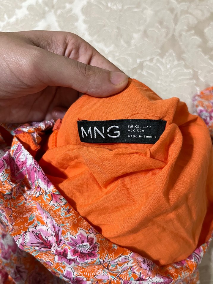 Bohem Çok Renkli mini elbise - Görsel 3