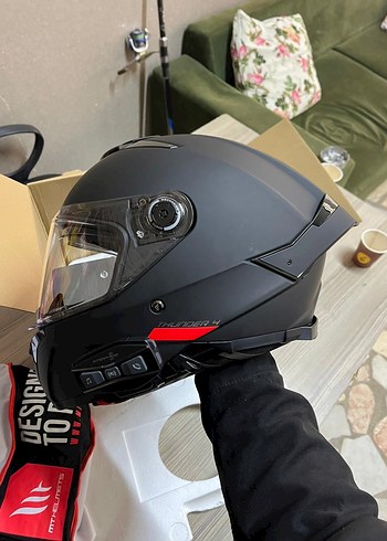 MT THUNDER 4 MAT BLACK-INTERPHONE U-COM 16 - Görsel 6