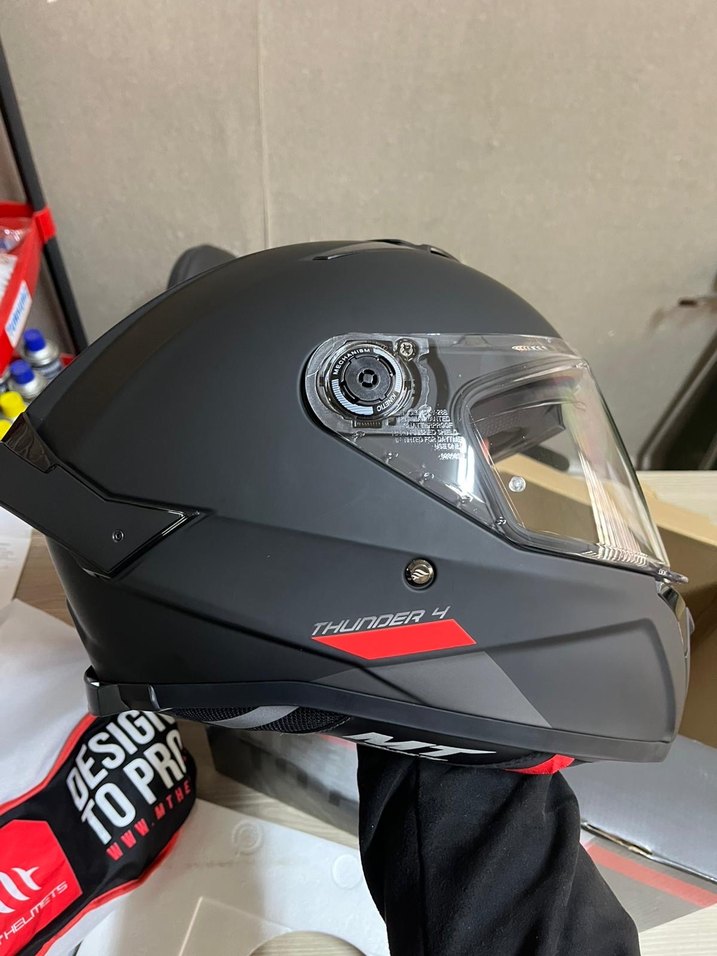 MT THUNDER 4 MAT BLACK-INTERPHONE U-COM 16 - Görsel 5