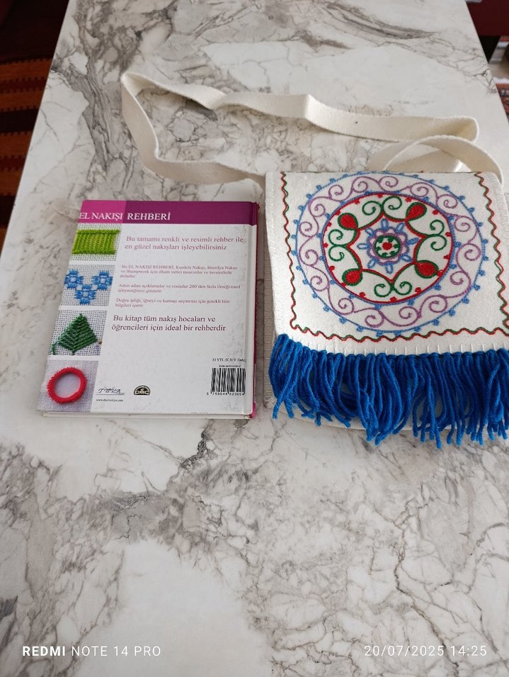 Nakışlı Renkli Bohem Kadın Çanta - Görsel 3