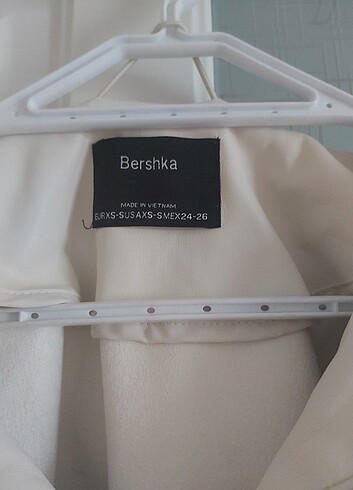 s Beden BERSHKA DERİ SWEATSHİRT 