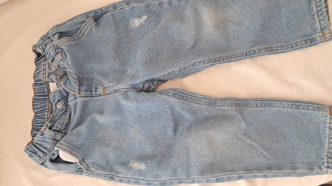 Gri Mavi Erkek Çocuk Denim Pantolon - Görsel 2