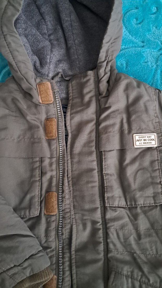 Düğmeli hki Erkek Çocuk Mont - Görsel 4