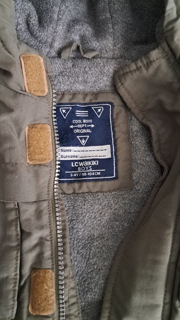 Düğmeli hki Erkek Çocuk Mont - Görsel 3