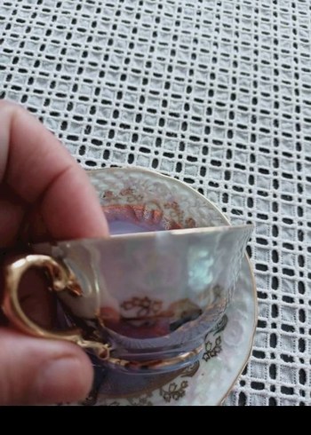 Antica Murrina Antika Beyaz 4 fincan 5 tabağı