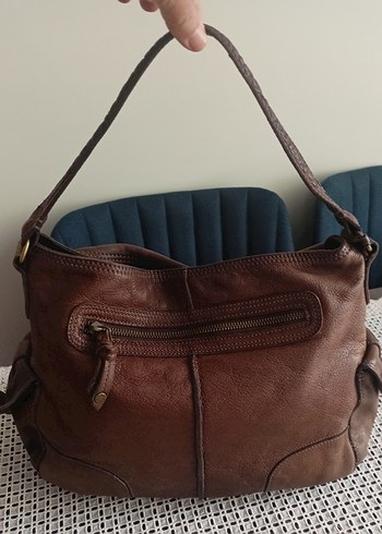 American Vintage Kahverengi Deri Bohem Kadın Çanta